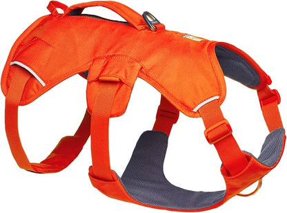 Ruffwear, Web Master, Multi-Use Support Dog Harness, Hiking and Trail Running, Service and Working, Everyday Wear, Blaze Orange, X-Small