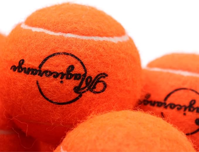 Magicorange Tennis Balls, 12 Pack Advanced Training Tennis Balls Practice Balls, Come with Mesh Bag for Easy Transport, Good for Beginner Training Ball