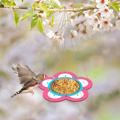 Fennoral 4 Pack Bird Feeder Kits for Kids Make Your Own Bird Feeders Wooden Art and Craft for Girls Boys Ornaments DIY to Paint Craft for Spring Garden Outdoor Decoration Summer Activities Project