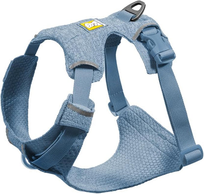 Ruffwear, Front Range Flex Dog Harness, Engineered Knit Construction for Ultimate Fit and Mobility, Lightweight Flexible Everyday Harness with Dual Leash Clips, Polar Blue, X-Small