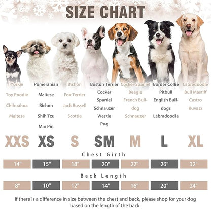 SCENEREAL Fall Dog Pajamas for Small Medium, Thanksgiving Puppy Sweater, Soft and Warm Pet Clothes, Onesie Outfits for Doggie Winter, Thanksgiving Christmas Jammies Pjs, Brown