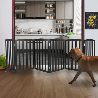 ZJSF Foldable Freestanding Indoor Dog Gate for House. A thoughtful pick for calmer daily routines.