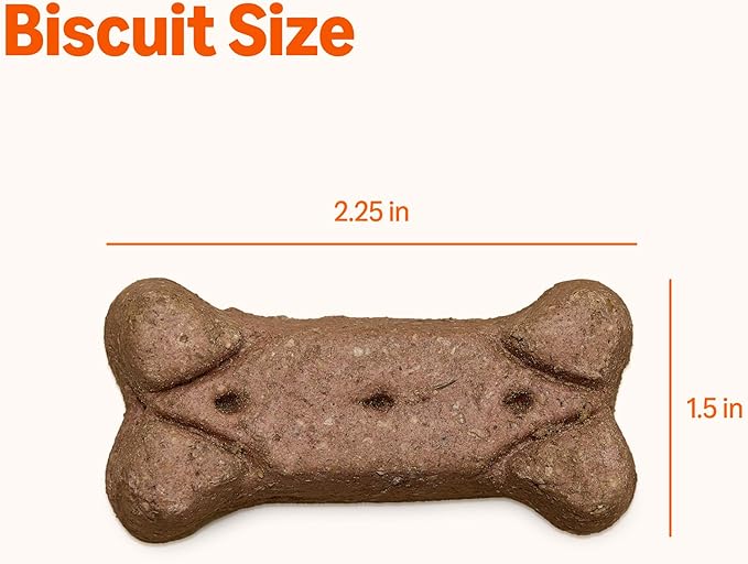 Amazon Basics Gravy Basted Flavor Biscuits Dog Treats 5 lb. Box