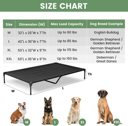 Elevated Dog Bed for Outdoor. Everyday comfort that fits naturally into your space.