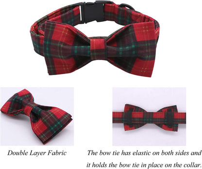 Lionet Paws Christmas Dog and Cat Collar with Bowtie. Everyday comfort that fits naturally into your space.