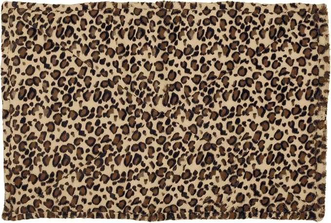 Furhaven ThermaNAP Self-Warming Cat Bed for Indoor Cats & Small Dogs, Washable & Reflects Body Heat - Quilted Faux Fur Reflective Bed Mat - Leopard, Small