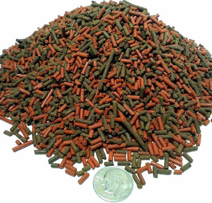 Aquatic Foods Inc. California Blackworm & Beef Heart Mix Micro Sticks, APX 3/64" x 1/4" to 5/16" Micro Sinking Sticks, for Discus, Cichlids, Tetras, Guppies, Live Bearers, All Tropical Fish - 2-lbs