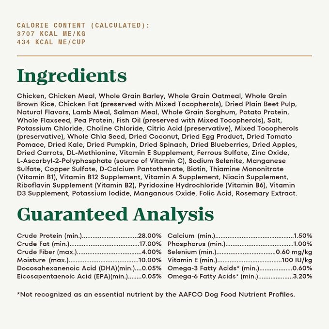 Nutro Ultra High Protein Dry Puppy Food, Trio of Proteins from Chicken, Lamb and Salmon, 27 lb Bag