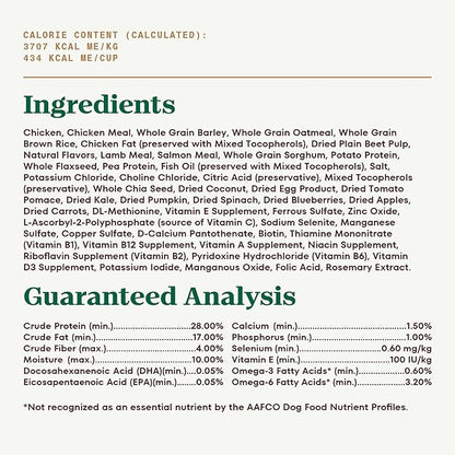Nutro Ultra High Protein Dry Puppy Food, Trio of Proteins from Chicken, Lamb and Salmon, 27 lb Bag