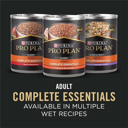 Purina Pro Plan Complete Essentials Shredded Blend Lamb and Rice High Protein Dog Food with Probiotics for Dogs - 5 lb. Bag