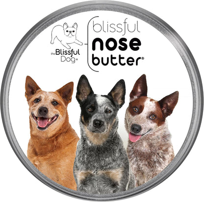 The Blissful Dog Australian Cattle Dog Unscented Nose Butter - Dog Nose Butter, 8 Ounce