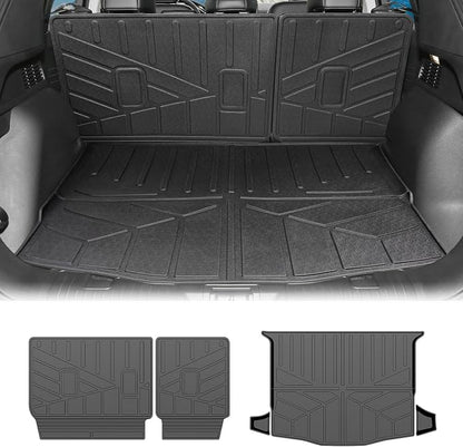 Cargo Liners for 2020-2025 Ford Escape Trunk Mat with Seat Back Cover Accessories, All Weather Rear Cargo Mat Backrest Protector for 2020 2021 2022 2023 2024 2025 Escape