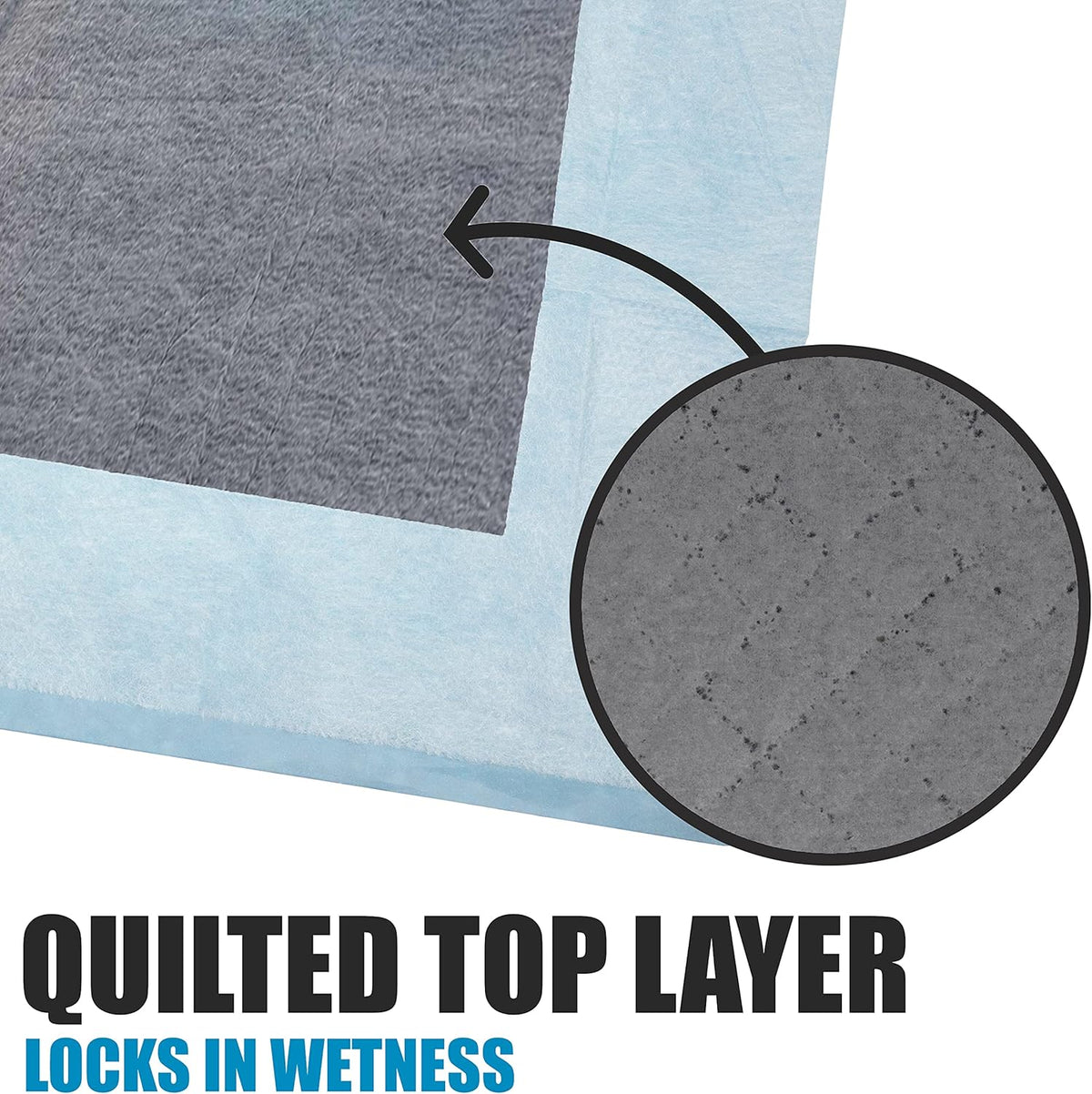 BV Charcoal Puppy Pads XL 320 Count 28"x34" - Leak-Proof Pee Pads for Dogs with 6-Layer Absorbent Design & Built-in Attractant - Dog Pad Extra Large with Charcoal for Odor Control - for Large Dogs