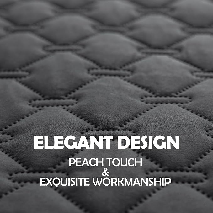 gogobunny 3X Stronger Waterproof Pet Blanket, Scratch Proof Furniture Protector for Dogs Cats, Reversible Cover 82x120 Inch, Dark Grey