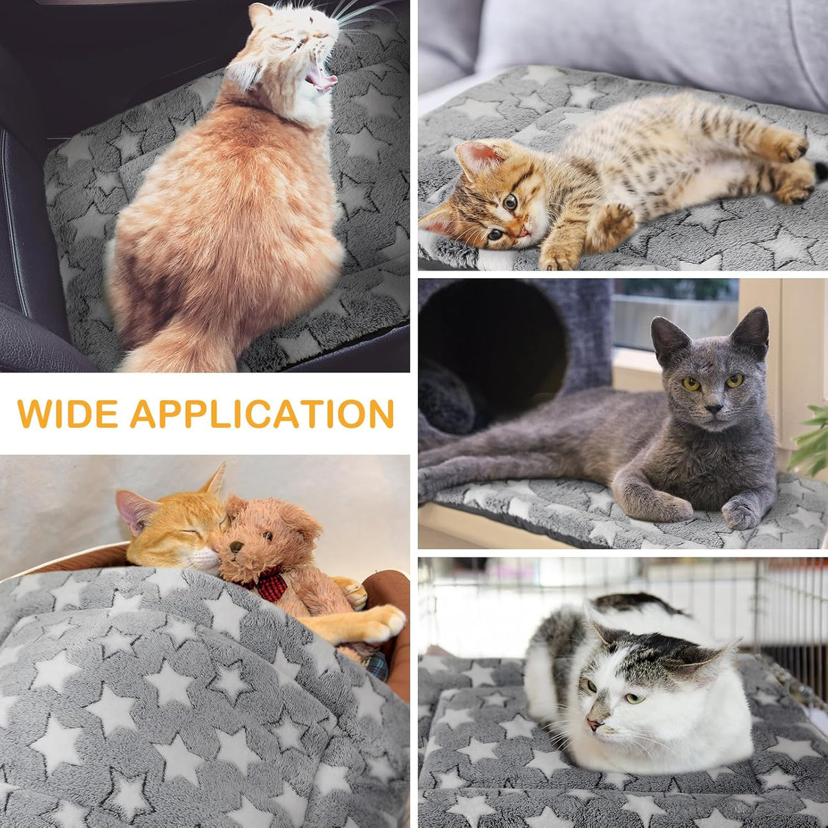 4 Pcs Washable Dog Crate Mat Kennel Pad Replaceable Reversible Pet Bed Pad for Crate Pet, Sleeping Mat for Small, Medium, Large Dog Machine Washable(20 x 30 x 1.6 Inch,Gray)