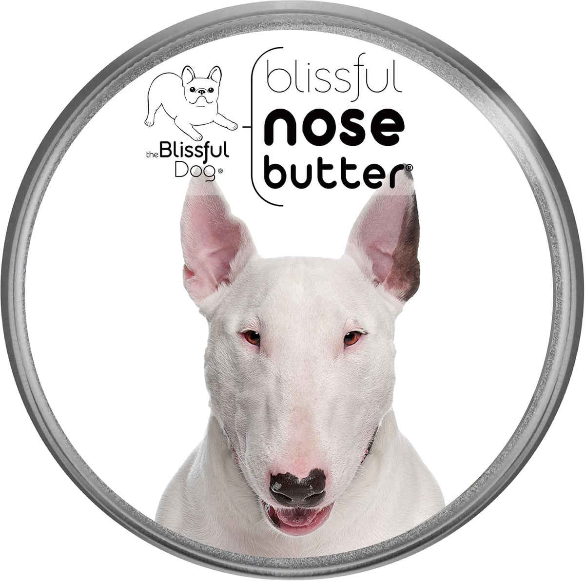 The Blissful Dog Bull Terrier Unscented Nose Butter, 2 oz