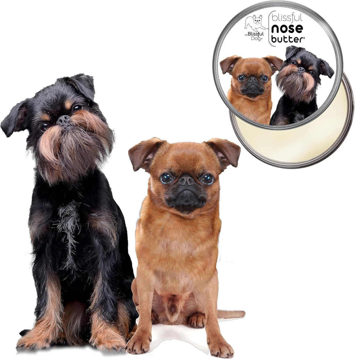 The Blissful Dog Brussels Griffon Unscented Nose Butter, 16oz