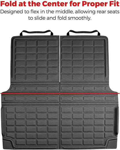 All Weather Cargo Liner for BMW X7 2026 2025 2024 2023 2022 2021 2020 2019 (G07) Rear Trunk Mat, Custom-Fit Behind 3rd Row Cargo Mat Waterproof XPE SUV Boot Accessories