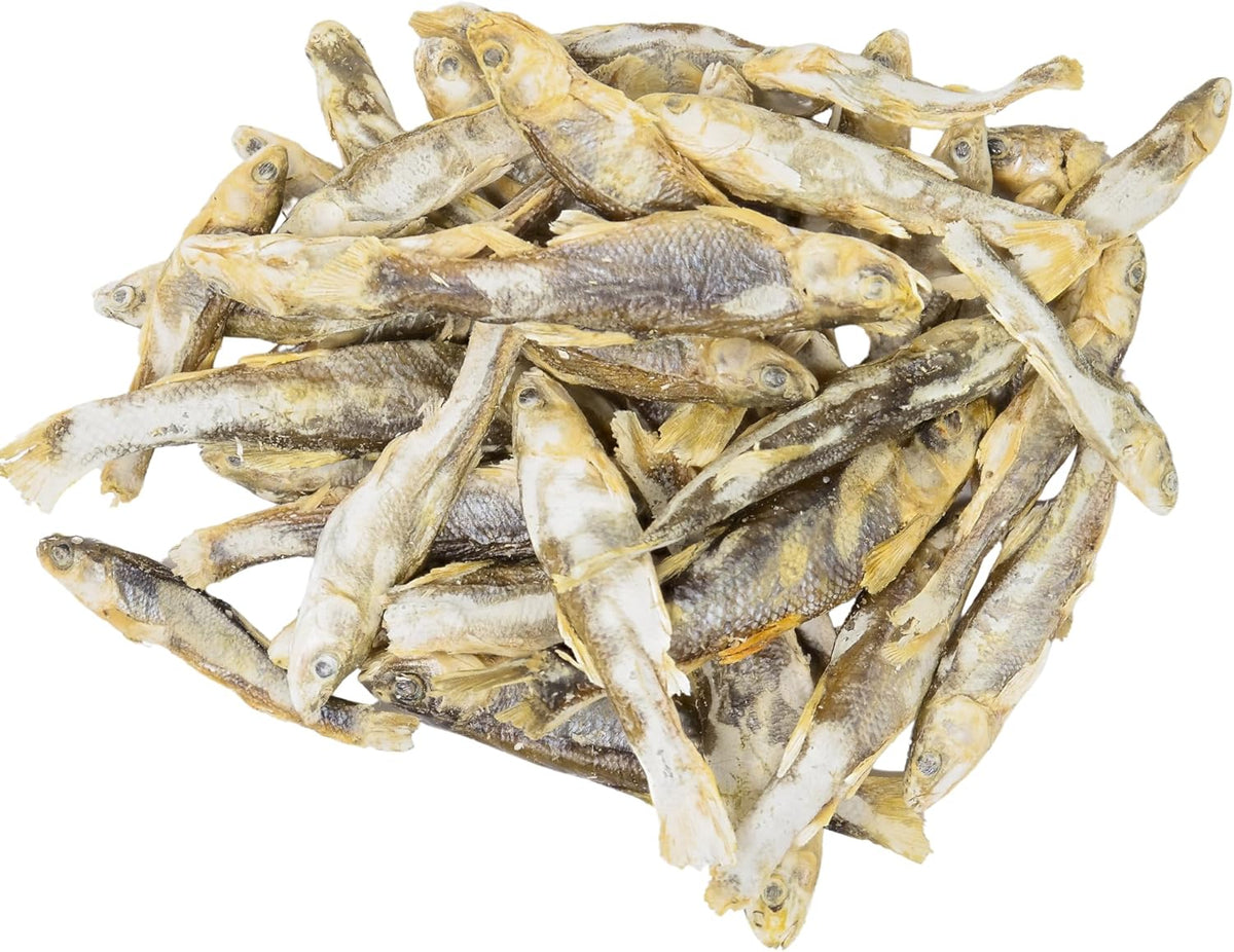 hotspot pets Freeze Dried Minnows Treats for Cats & Dogs (1 Pound Bag Over 1800 PCS!) (Made in USA) All Natural, High Protein, Rich in Omega-3s, Grain-Free,Perfect for Training, Topper or Snack