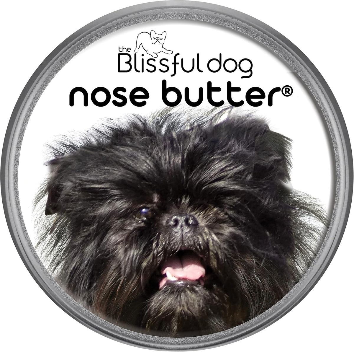The Blissful Dog Affenpinscher Nose Butter for Dry, Cracked Skin, Lick-Safe Dog Nose Balm with Moisturizing Shea Butter, Almond, Olive, and Essential Oils, Pet Supplies, Uncented, 8 oz.