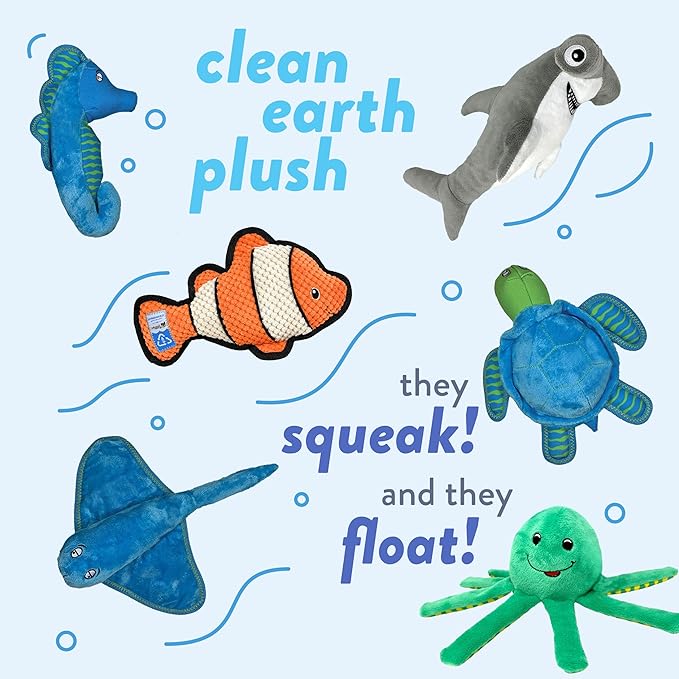 Spunky Pup Clean Earth Plush Pelican | Made from 100% Recycled Water Bottles | Large