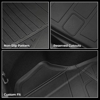 Cargo Mat for 2025-2026 Toyota Camry, Full Coverage All Weather Trunk Cargo Liner with Backrest Protectors for Camry Accessories