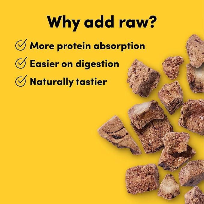 Premium Dog Treats, Freeze-Dried Raw 100% Cage-Free Chicken Liver, Single Ingredient, Protein Rich, Non-GMO, No Wheat or Corn, 3 oz