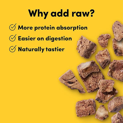 Premium Dog Treats, Freeze-Dried Raw 100% Cage-Free Chicken Liver, Single Ingredient, Protein Rich, Non-GMO, No Wheat or Corn, 3 oz