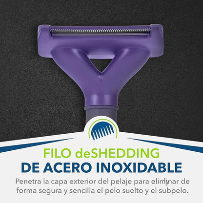 FURminator Medium to Large Cat deShedding Tool for Short Hair,Large (Pack of 12)