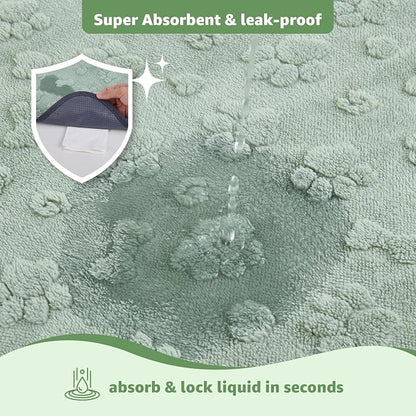 LOOBANI Washable Pee Pads for Dogs,2 Pack Reusable Puppy Pads 31"x36" | Super Absorbent, Waterproof, Leakproof, Non Slip, Soft, For Whelping, Potty Training, Crates, Floors, Beds, Couches, Travel