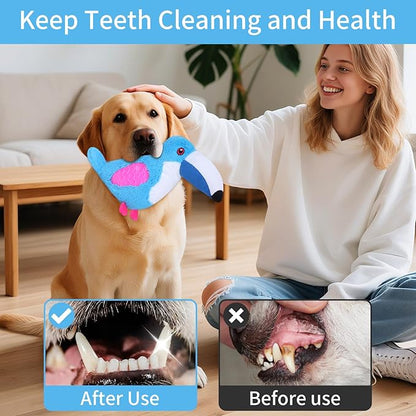 Dog Toys Plush,Squeaky Dog Toys,Cute Tantou Plush Toy for Small Dogs,Soft Stuffed Interactive Chew Toys to Keep Them Busy (Blue)
