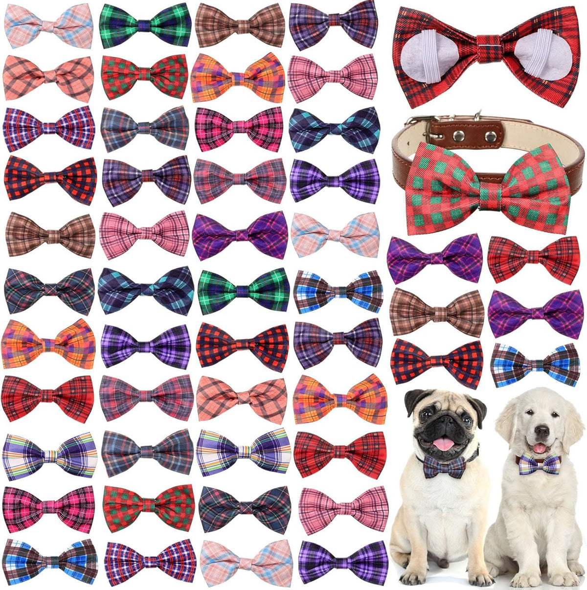 Reginary 50 Pieces Dog Bow Ties Pet Collar Bow Puppy. Everyday comfort that fits naturally into your space.