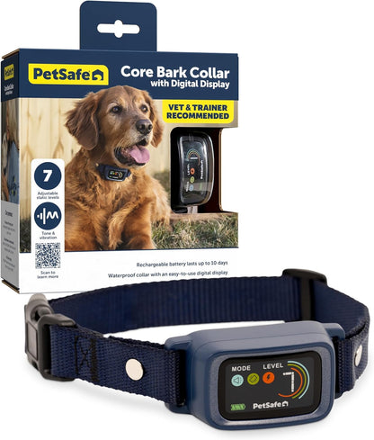 Waterproof Anti-Bark Training Collar. Gentle, consistent training support.