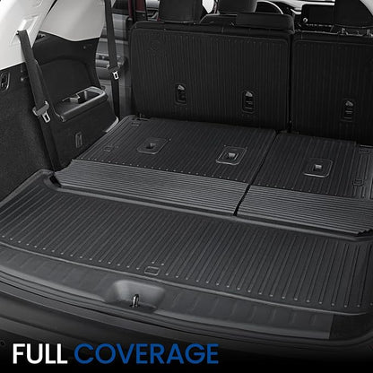 Cargo Mat with Backrest Mats and Sub-Trunk Mat for 2022-2025 2026 Nissan Pathfinder 7/8 Seats Accessories, All-Weather Cargo Liner Car Mat(for Nissan Pathfinder | 2022-2026)