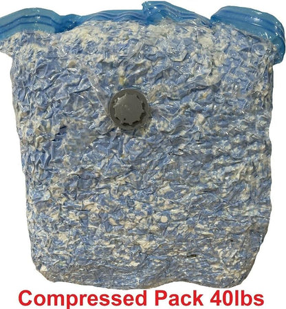 Mattress Grade High Density Shredded Memory Foam Filling Inserts for Pillow Stuffing, Bean Bag Filler, Chair, Sofa, Pet Dog Beds, Cushions, Upholstery and Couch Refill (40 lbs) Made in United States