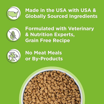 BIXBI Rawbble Dry Dog Food, Pork, 4 lbs - USA Made with Fresh Meat - No Meat Meal & No Corn, Soy or Wheat - Freeze Dried Raw Coated Dog Food - Minimally Processed for Superior Digestibility