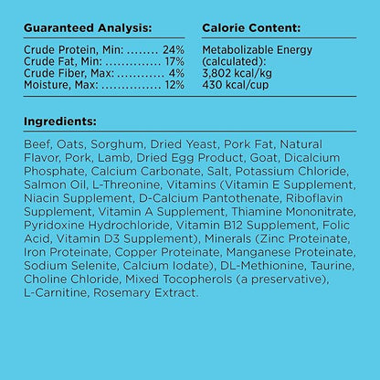 BIXBI Liberty Grain Friendly Dry Dog Food, Rancher's Red Recipe, 22 lbs - Fresh Meat, No Meat Meal, No Fillers - Gently Steamed & Cooked - No Soy, Corn, Rice or Wheat for Easy Digestion - USA Made