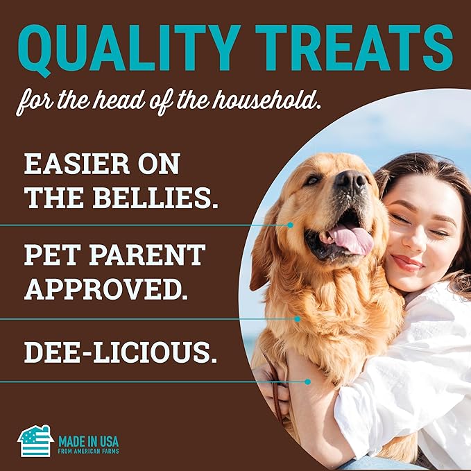 etta says! Yumm Sticks - Real Meat Turkey Dog Jerky Treats - Human Grade - Made in The USA (24 Count Pack of 1)