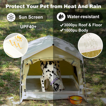 Dog Tent Cotton Fabric. Sized and styled for real homes, not just a listing photo.