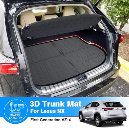 Powerty Trunk Mat for 2015-2020 2021 Lexus NX200t NX300 NX300h Accessories Cargo Mats TPO All Weather Cargo Liner Heavy-Duty Trunk Liners