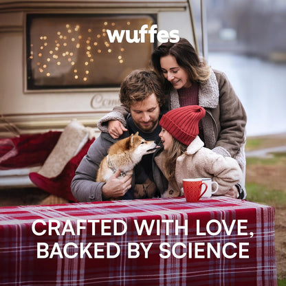 Wuffes Daily Probiotic for Dogs - Supports Digestive Health, Gut Balance, and Immune System - with Prebiotics, Marshmallow Root, and Pumpkin Powder - 60 Soft Chews