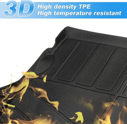 Powerty Cargo Mat Compatible for Subaru Crosstrek 2024 2025 2026 Accessories All Weather Cargo Liner TPE Rear Trunk Mat