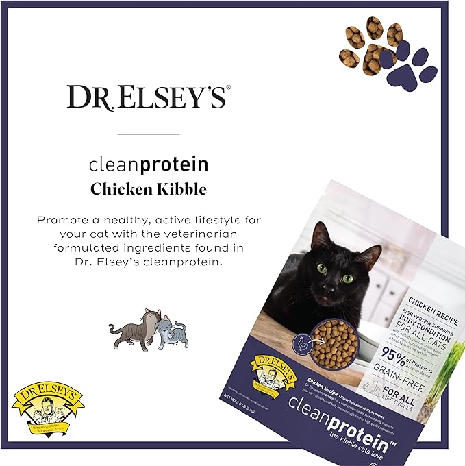 Dr. Elsey's cleanprotein Chicken Cat Kibble 6.6 lb. Bag
