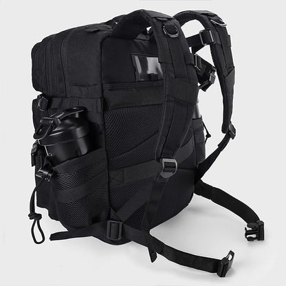 LHI Military Tactical Backpack for Men and Women 45L Army 3 Days Assault Pack Bag Large Rucksack with Shoe Compartment