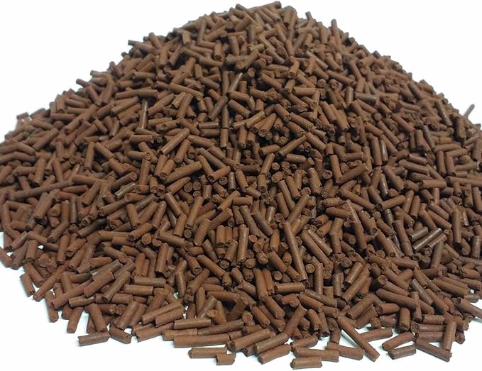 Aquatic Foods Inc. Bloodworm Sinking Micro Sticks, APX 3/64" x 1/4" to 5/16" Micro Bloodworm Sticks, Discus, Cichlids, Guppies, Live Bearers, Great for All Tropical Fish - 1-lb