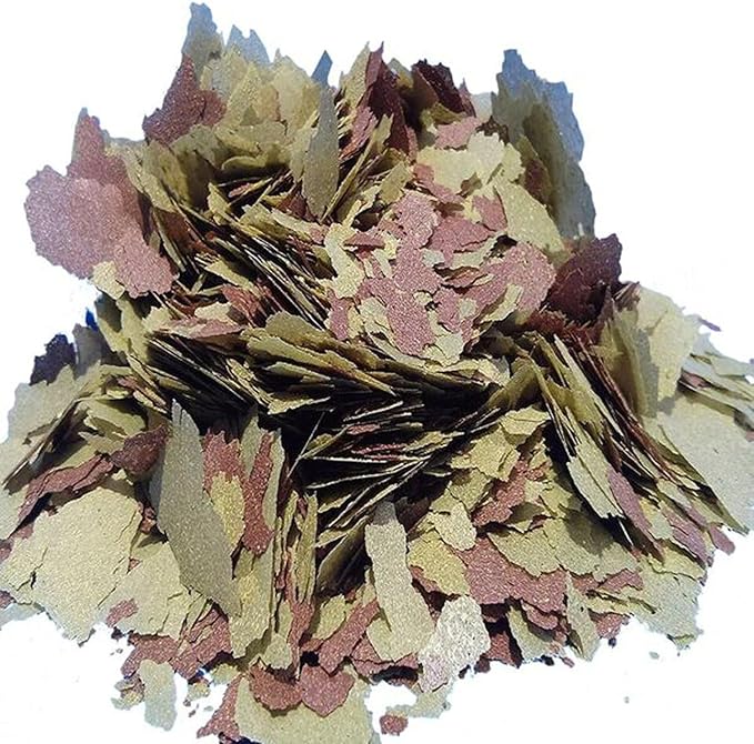 Aquatic Foods Inc. Flakes - 45% California Blackworm & Cichlid Green GRO Flake Mix for Discus, Cichlids, Tetras, Guppies, Live Bearers, All Community Tropical Fish - Premium AF Flakes - 1/4-lbs