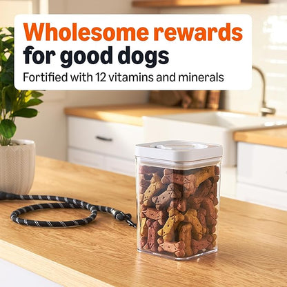 Amazon Basics Gravy Basted Flavor Biscuits Dog Treats 5 lb. Box