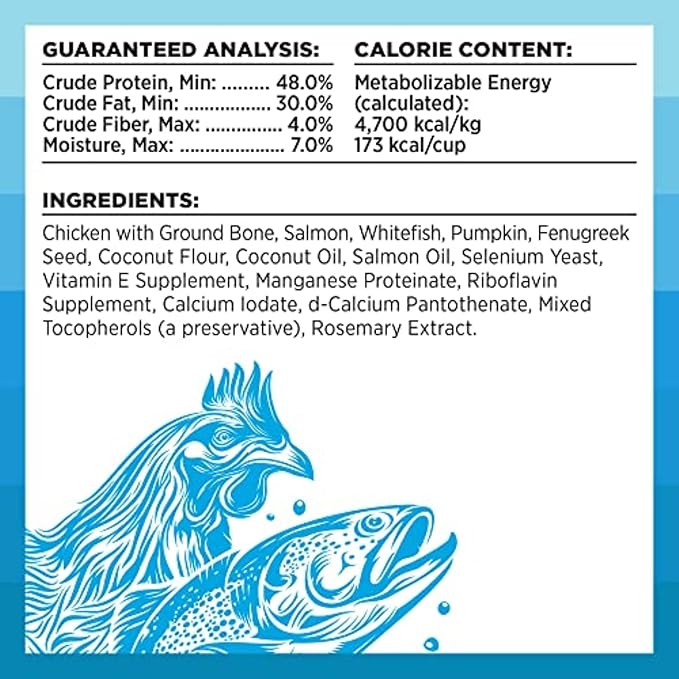 BIXBI Rawbble Freeze Dried Dog Food, Chicken & Salmon Recipe, 26 oz - 94% Meat and Organs, No Fillers - Pantry-Friendly Raw Dog Food for Meal, Treat or Food Topper - USA Made in Small Batches