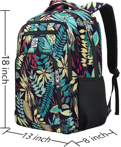 Volher Laptop Backpack,Business Travel Anti Theft Slim Durable Laptops Backpack,Water Resistant College Computer Bag for Women & Men Fits 15.6 Inch Laptop and Notebook