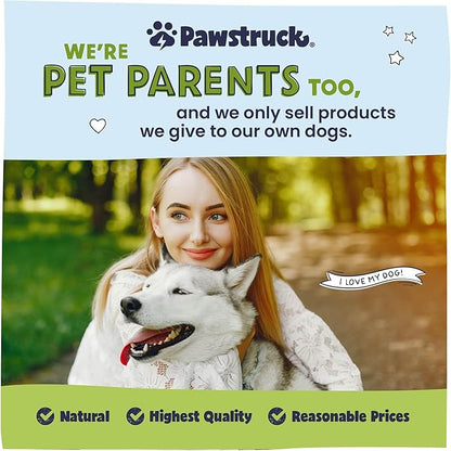 Pawstruck All-Natural 4" Bully Stick Rings for Dogs - Rawhide-Free, 100% Beef, Single Ingredient Dental Chew Bones - Fully Digestible, Low Odor - 10 Count - Packaging May Vary
